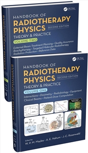 Buy Handbook of Radiotherapy Physics