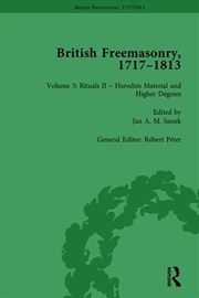 Buy British Freemasonry, 1717-1813 Volume 3