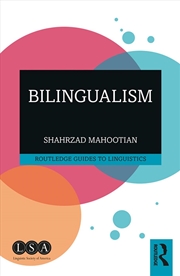 Buy Bilingualism