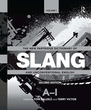 Buy New Partridge Dictionary of Slang and Unconventional English