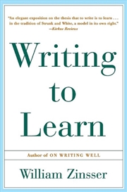 Buy Writing to Learn