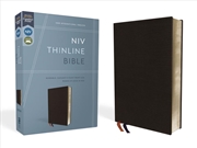 Buy NIV Thinline Bible Red Letter Edition [Leather, Black]