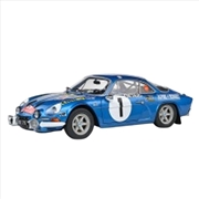 Buy Solido - 1:18 Alpine A110 1600S Blue 1 Therier/Roure Rallye Monte Carlo (1972)