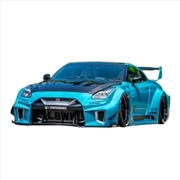 Buy Solido - 1:18 Nissan GT-R (R35) Liberty Walk Silhouette Body Kit Blue Metallic (2025)