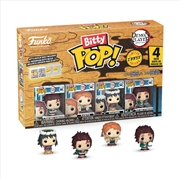 Buy Demon Slayer - Tanjiro Bitty Pop! 4-Pack