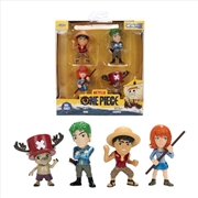 Buy One Piece (Netflix) - 2.5? Metalfigs 4-Pack