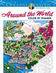 Buy Creative Haven Around the World Color by Number