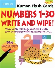 Buy Numbers 1-30 Write & Wipe Flash Cards