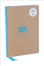 Buy Kraft and Blue A4 Notebook: Lined Paper