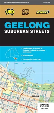 Buy Geelong Suburban Streets Map 385 15th