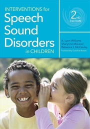 Buy Interventions for Speech Sound Disorders in Children