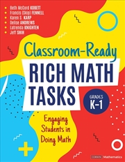 Buy Classroom-Ready Rich Math Tasks, Grades K-1