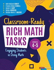 Buy Classroom-Ready Rich Math Tasks, Grades 4-5