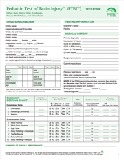Buy Pediatric Test of Brain Injury