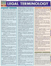 Buy Legal Terminology