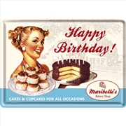 Buy Nostalgic-Art Metal Card Happy Birthday 10x14x0.3cm