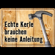 Buy Nostalgic-Art Metal Card Echte Kerle 10x14x0.3cm