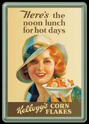 Buy Nostalgic-Art Metal Card Kellogg's noon lunch 10x14x0.3cm