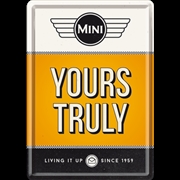 Buy Nostalgic-Art Metal Card Mini - Yours Truly Orange 10x14x0.3cm