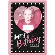 Buy Nostalgic-Art Metal Card Marilyn - Happy Birthday 10x14x0.3cm