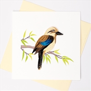 Buy Quilled Greeting Card Kookaburra 15x15cm