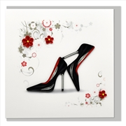 Buy Quilled Greeting Card Stilettos 15x15cm