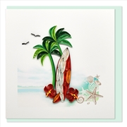Buy Quilled Greeting Card Surfboard 15x15cm