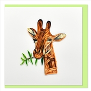 Buy Quilled Greeting Card Giraffe 15x15cm