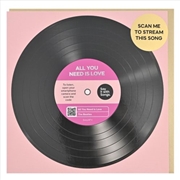 Buy Say It With Songs Greeting Card - All You Need Is Love - The Beatles 16.5x16.4cm