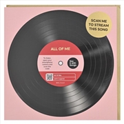 Buy Say It With Songs Greeting Card - All Of Me - John Legend 16.5x16.4cm