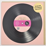 Buy Say It With Songs Greeting Card - Girls Just Want To Have Fun - Cyndi Lauper 16.5x16.4cm