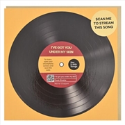Buy Say It With Songs Greeting Card - I've Got You Under My Skin - Frank Sinatra 16.5x16.4cm