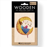 Buy Wooden Greeting Card Never Stop Dreaming 11x16cm