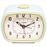 Buy Leni Retro Alarm Clock 9x11x6cm - Hint of Mint
