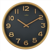 Buy Leni Tilia Wall Clock 25.5cm - Black