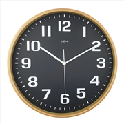 Buy Leni Wood Wall Clock 32cm - Black
