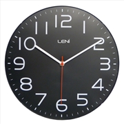 Buy Leni Classic Wall Clock 30cm - Black