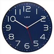 Buy Leni Classic Wall Clock 30cm - Navy