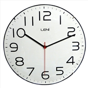 Buy Leni Classic Wall Clock 30cm - White