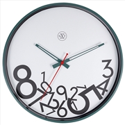 Buy NeXtime Dropped Numbers Wall Clock 30cm - White