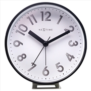Buy NeXtime Reflect Alarm Clock with Night Light12.5x13x5.5cm - White