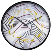 Buy NeXtime Koi Wall Clock 30cm -Grey