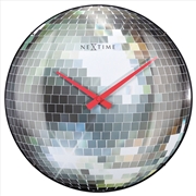 Buy NeXtime Disco Ball Wall Clock 35cm - Silver