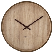 Buy NeXtime Oslo Wall Clock 30cm - Light Brown