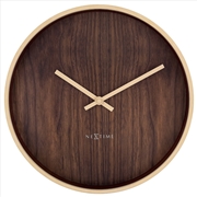 Buy NeXtime Oslo Wall Clock 30cm - Dark Brown