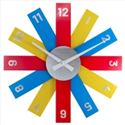 Buy NeXtime Plexi Wall Clock 40cm - Multicolour