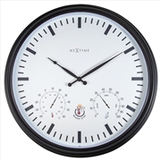 Buy NeXtime Sunflower Outdoor Wall Clock 50.8cm - Black