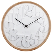 Buy NeXtime Shunkan Japanese Design Wall Clock 28.5cm - White