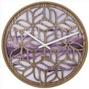 Buy NeXtime Yogi Wall Clock 40cm - Purple