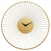 Buy NeXtime Vasco Round Wall Clock 80cm - Gold